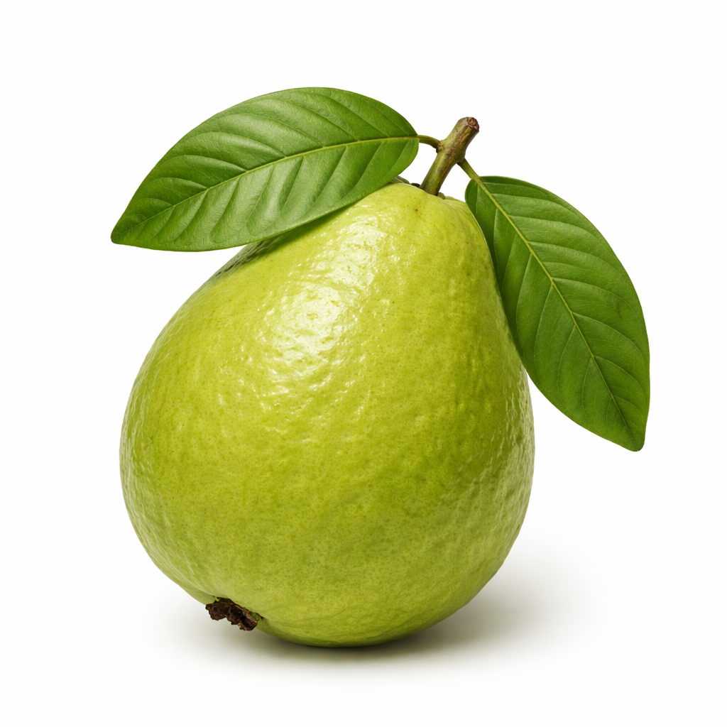 About fresh ripe guava on white.png